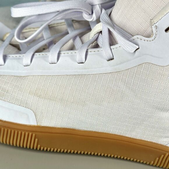 Flux Adapt High Top Trainer White Gum Mens Size 10 Womens Size 11 Lifting Shoes